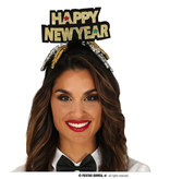 Diadeem 'Happy New Year' Goud