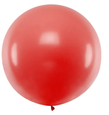 Mega Ballon Pastel Rood 100cm