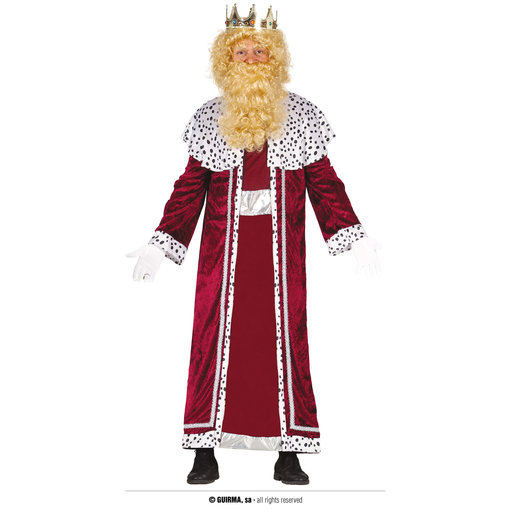 Drie Koningen Kostuum Balthasar Rood Volwassenen