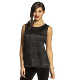 Flapper Top Zwart