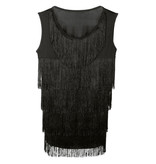 Flapper Top Zwart