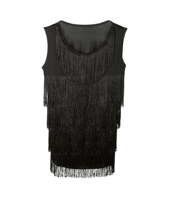Flapper Top Zwart