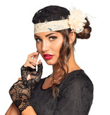 Charleston Gatsby Set Zwart/Beige