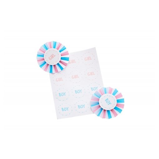 Gender Reveal Badges Boy Or Girl