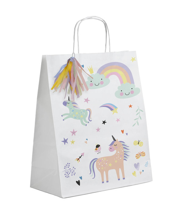 Uitdeelzakjes Unicorns & Rainbows (6st)