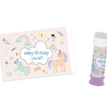 Eenhoorn Bellenblaas Stickers (6st)