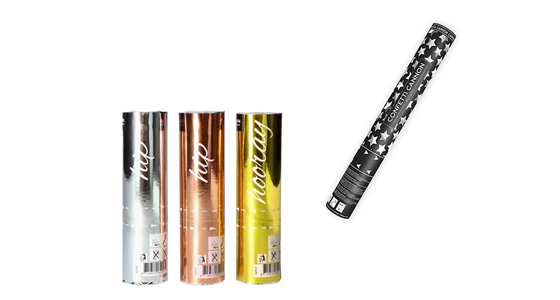 New Year party popper