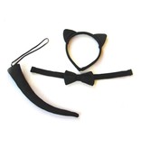 Set Kat 3-delig Zwart