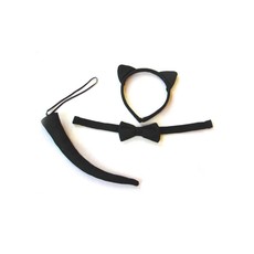 Set Kat 3-delig Zwart