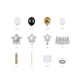 Ballonnenboog Sterren Mix (167x135cm)