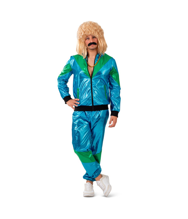 Fout Trainingspak Dylano Blauw Pailletten Heren