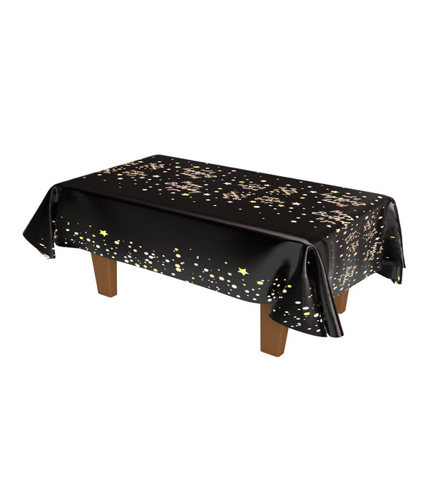 Tafelkleed Happy Birthday To You Zwart (270x135cm)