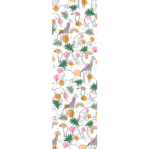 Rol Inpakpapier Regenboog Jungle