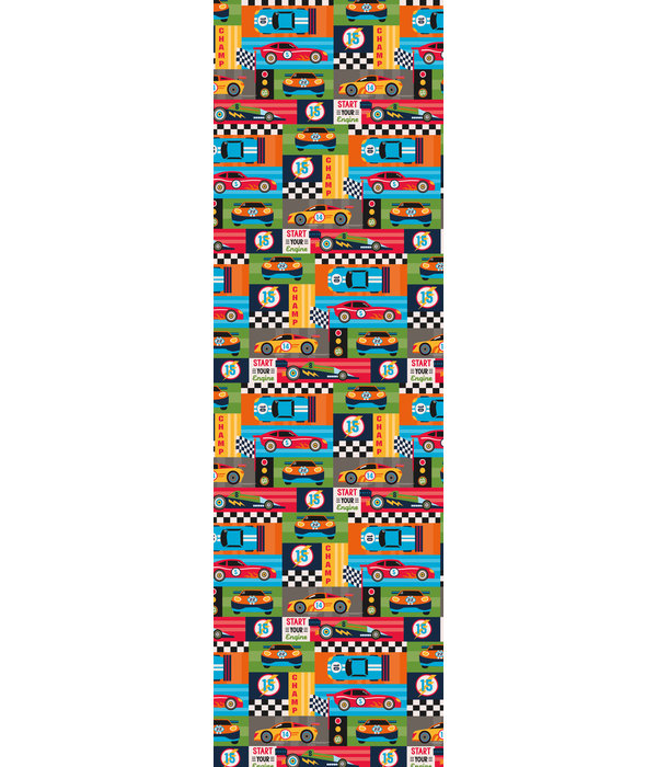 Rol Inpakpapier Race Auto