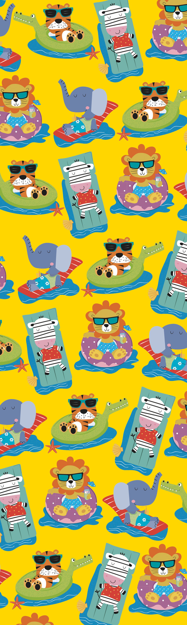 Rol Inpakpapier Summer Jungle