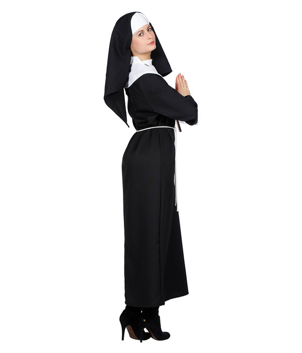 Nonnenkleding dame 3-delig