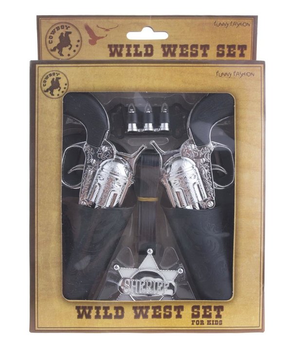 Wild west set dubbele holster