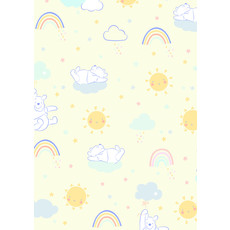 Rol Cadeaupapier Winnie de Poeh geel