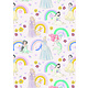 Rol Cadeaupapier Prinsessen Disney roze