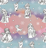 Rol Cadeaupapier Frozen getekend