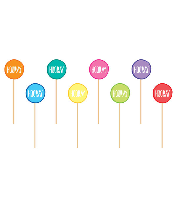 Cocktailprikkers 'Hooray' (8st)