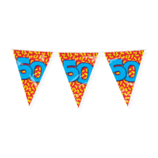 Happy Verjaardag Vlaggenlijn 50 Jaar (10m)