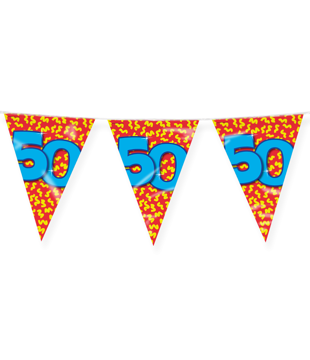 Happy Verjaardag Vlaggenlijn 50 Jaar (10m) afbeelding