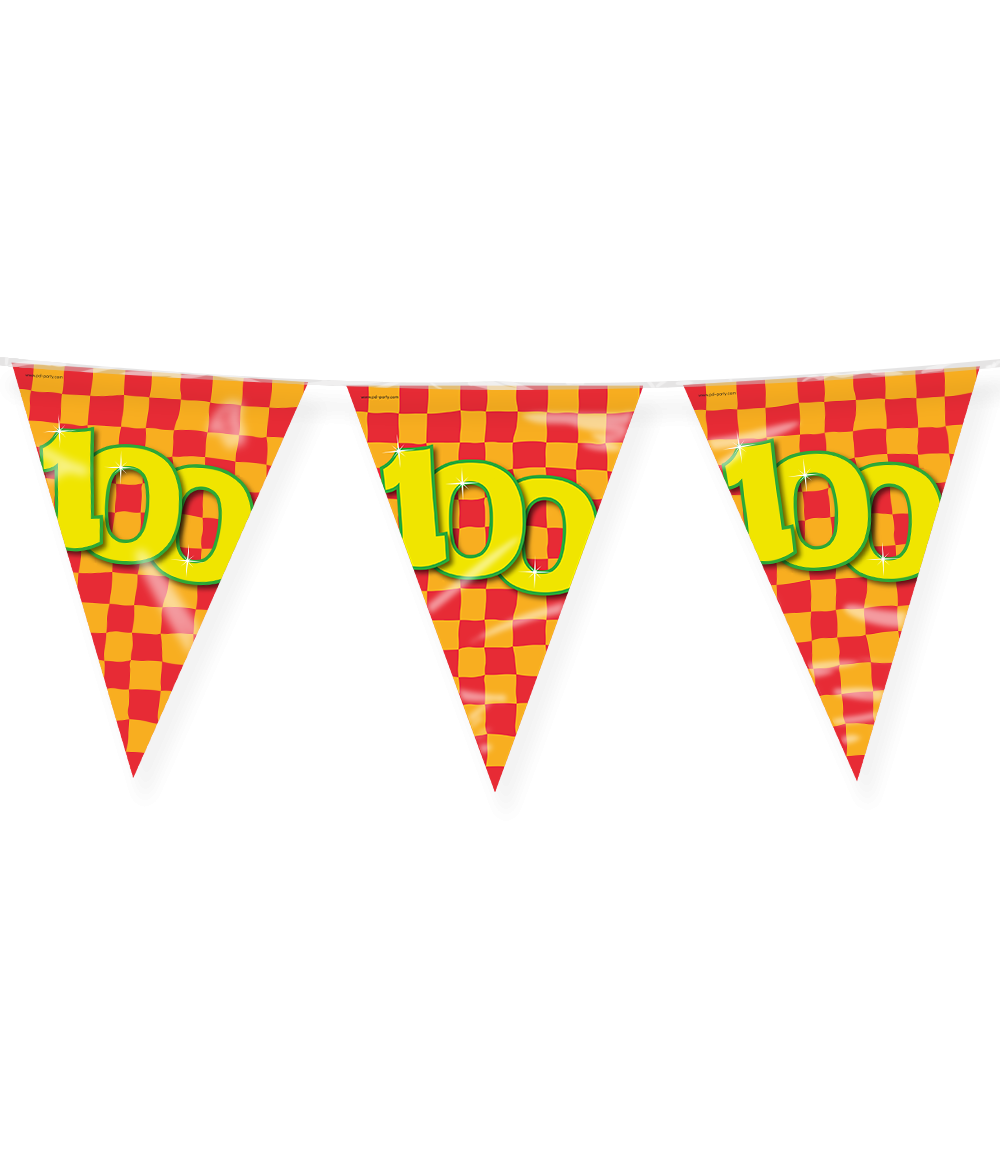 Happy Verjaardag Vlaggenlijn 100 Jaar (10m) afbeelding
