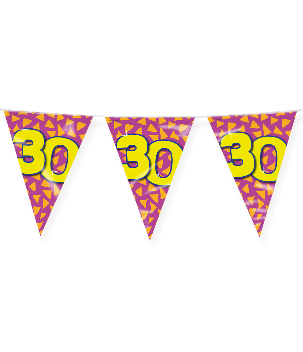 Happy Verjaardag Vlaggenlijn 30 Jaar (10m) afbeelding