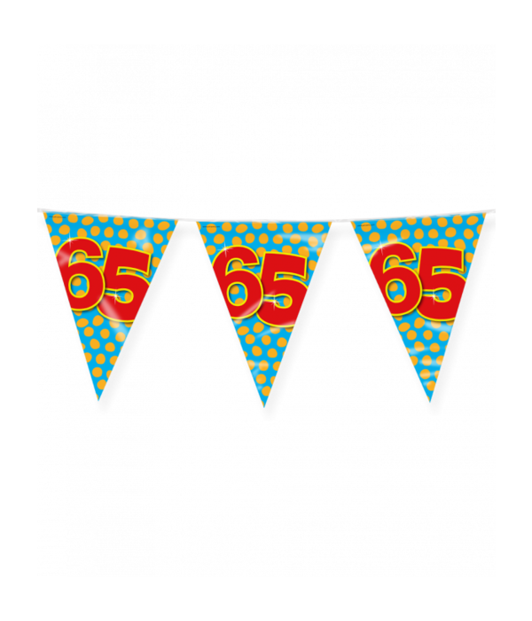 Happy Verjaardag Vlaggenlijn 65 jaar (10m)