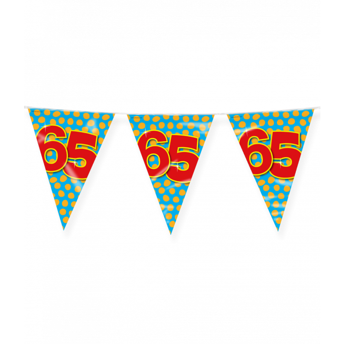 Happy Verjaardag Vlaggenlijn 65 jaar (10m) afbeelding