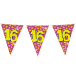 Happy Verjaardag Vlaggenlijn 16 jaar (10m)