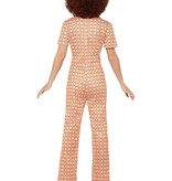Authentieke 70's retro kostuum vrouw