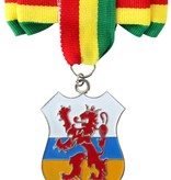 Broche met strikje Limburgs wapen