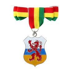 Broche met strikje Limburgs wapen