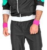Disco Trainingspak Jaren 80 Zwart