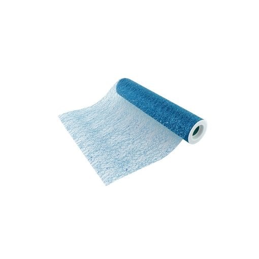 Rol Tafelloper Glitter Blauw (5m)