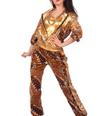 Trainingspak Goud Panter Vrouw