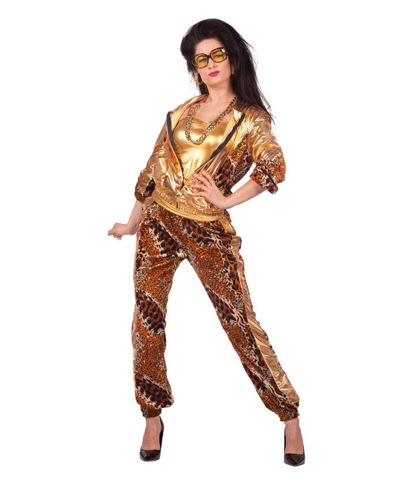 Trainingspak Goud Panter Vrouw