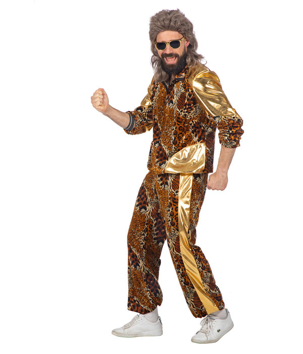 Fout Trainingspak Goud Panter Man