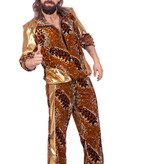 Fout Trainingspak Goud Panter Man