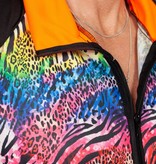 Trainingspak Dierenprint Regenboog Kort Man