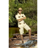 Safari Kostuum Met Panterprint Heren