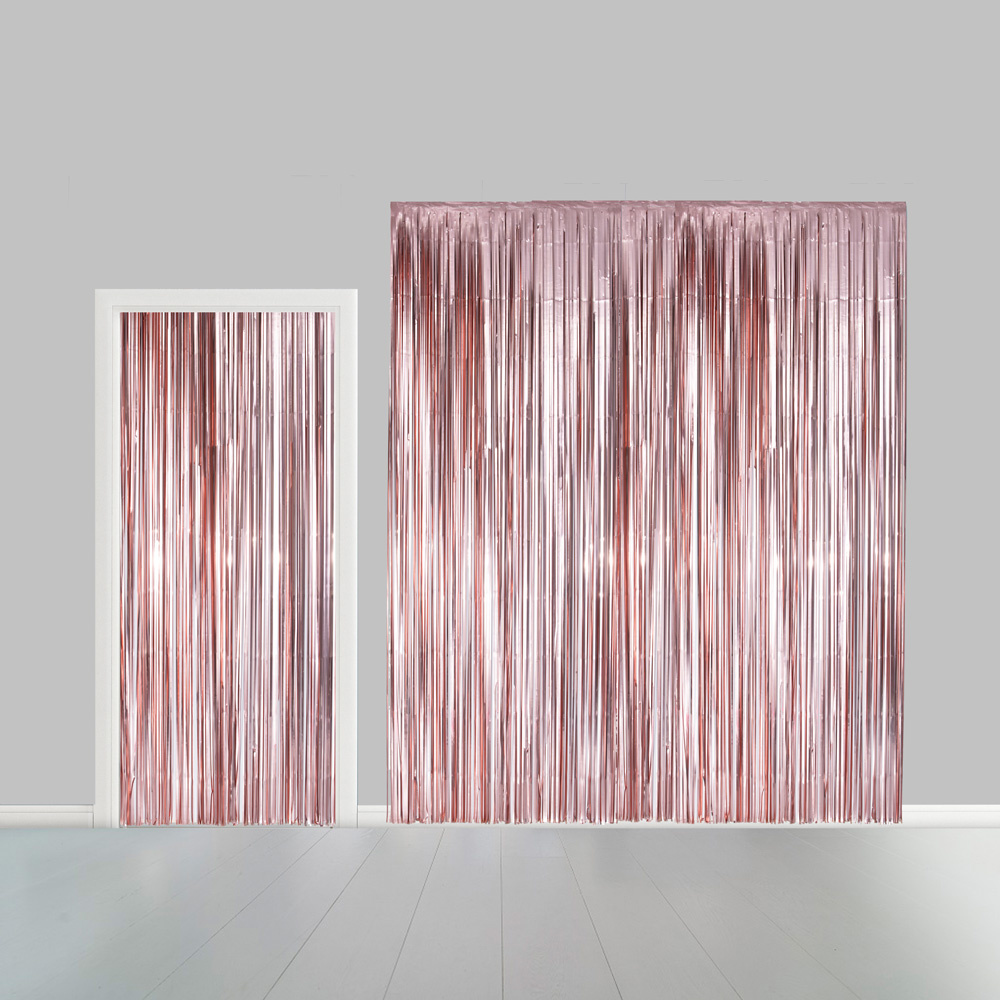 Deurgordijn Folie Rose Goud (100x240cm)