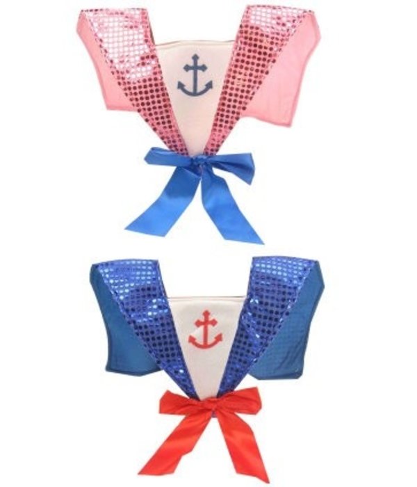 Kraag Sailor met pailletten