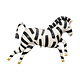Folieballon Zebra (115x85cm)