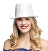 Hoed Glitter Wit Volwassene