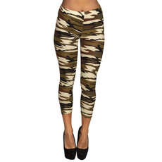 Legging Leger Camouflage Print