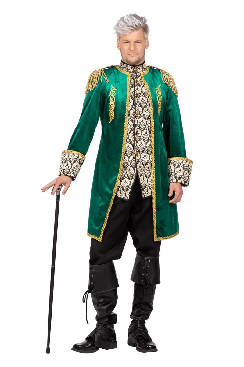 Wilbers & Wilbers - Middeleeuwen & Renaissance Kostuum - Prins Charming Greenstijl Man - Groen - XXL - Carnavalskleding - Verkleedkleding