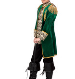 Luxe Jas Prins Markies Fluweel Groen